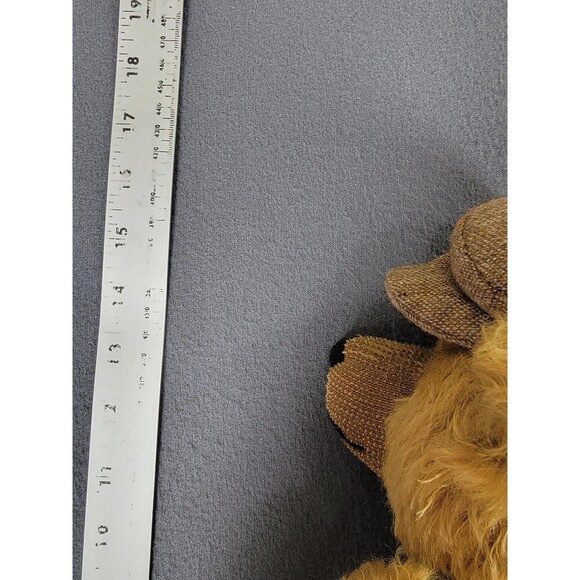 Vintage Hermann Teddy Bear Professor Higgins 174A Mohair Germany Plush 18 Inch - Picture 11 of 11